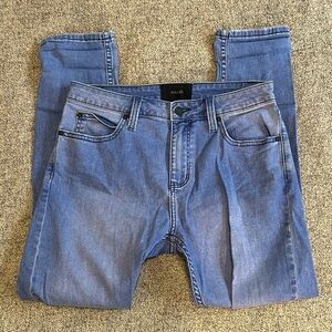 Rolla’s Rollies Slim Rolled Jean Bold Blue Destroy